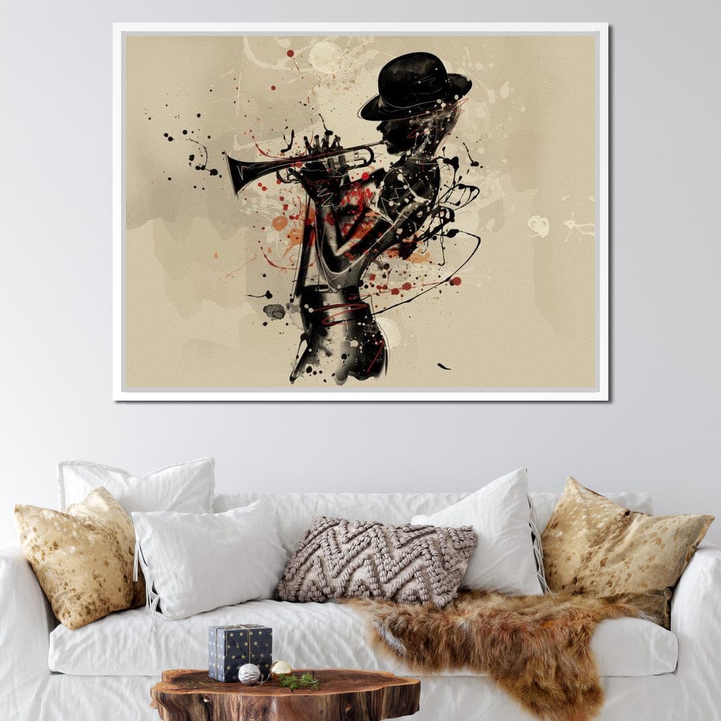 Trumpeter Canvas Wall Art