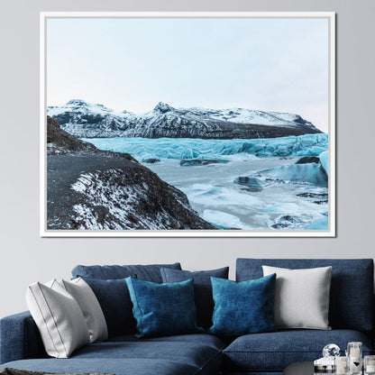 Svinafellsjokull Glacier Canvas Wall Art