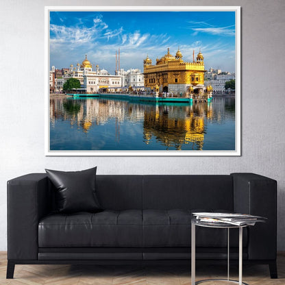 Golden Temple Amritsar Canvas Wall Art