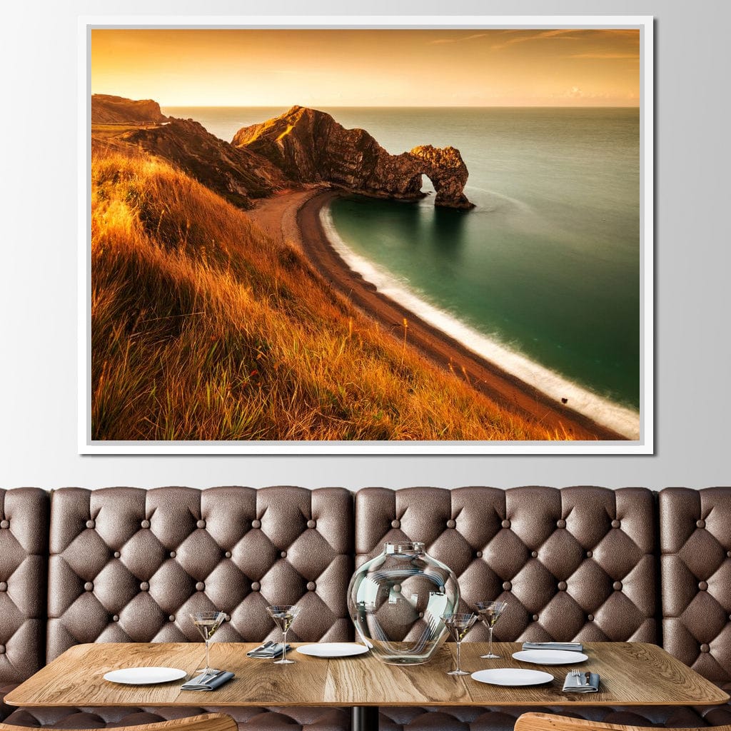 Sunset Beach Canvas Wall Art