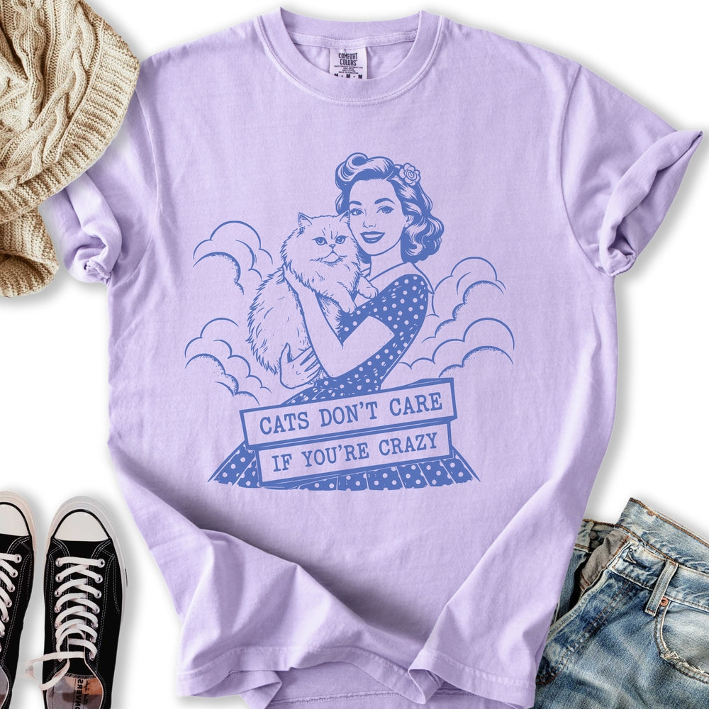 Cats Don't Care Relaxed Tee