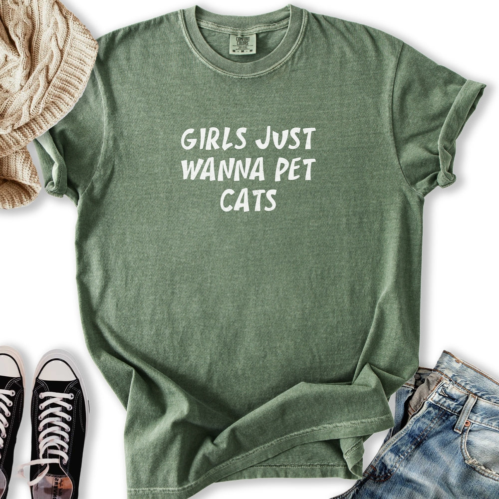 Wanna Pet Cats Relaxed Tee