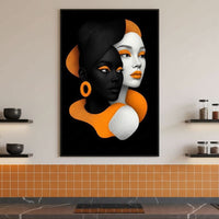 Faces of Balance Canvas Wall Art