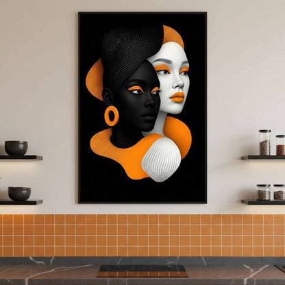 Faces of Balance Canvas Wall Art