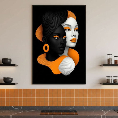 Faces of Balance Canvas Wall Art