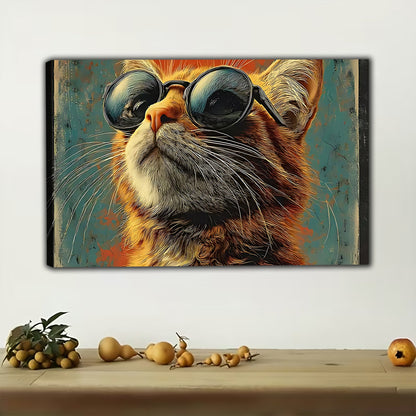 W483 Natural Wood Grain Canvas Decorative Painting – Abstract Art | Ideal for Living Rooms and Offices