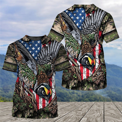 Quail Perched On The Rock All Over Print Shirt