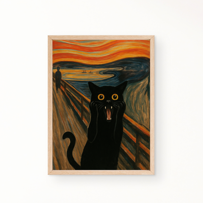 Der Schrei - Edvard Munch Poster 3:4 - Ungerahmt