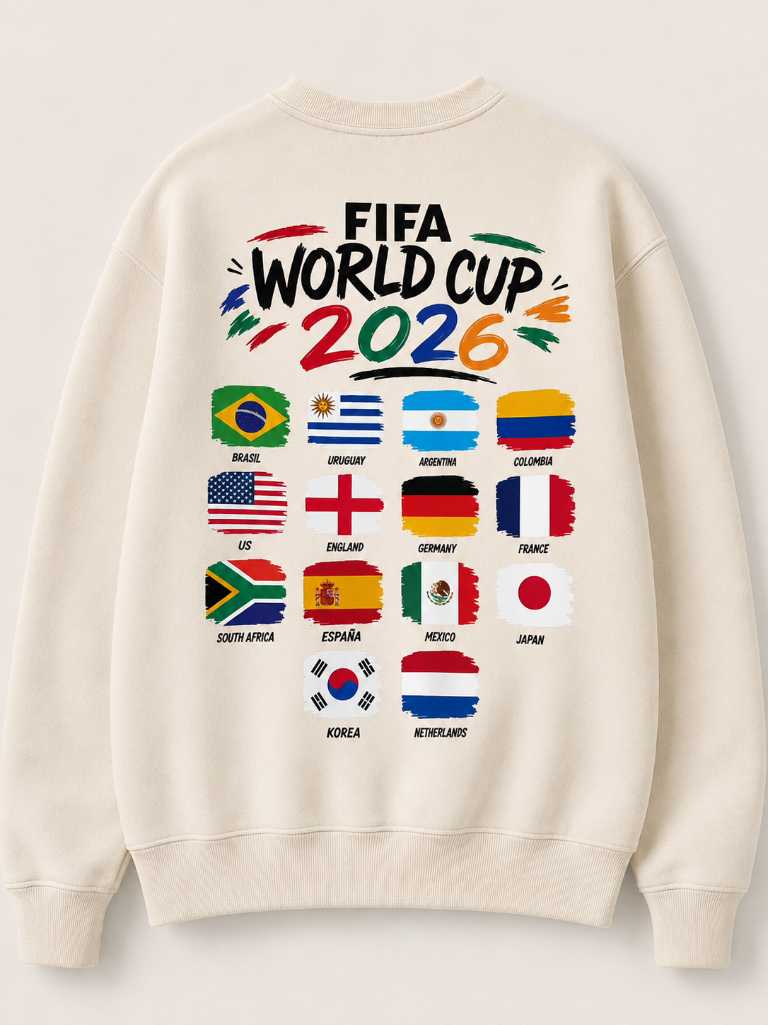 World Cup 2026 Flags Sweatshirt