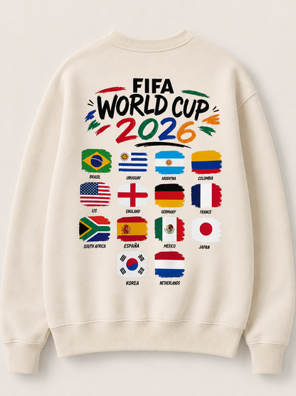 World Cup 2026 Flags Sweatshirt
