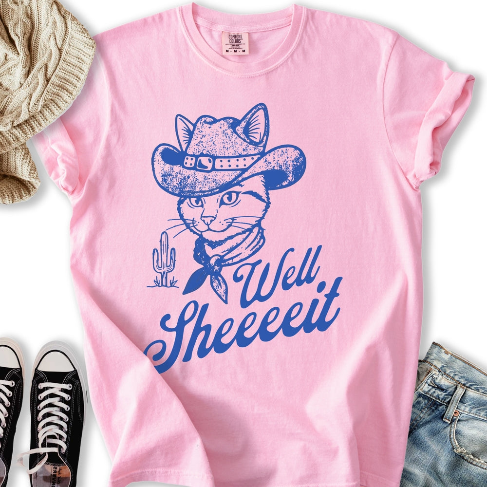 Sheeeeit Cat Relaxed Tee