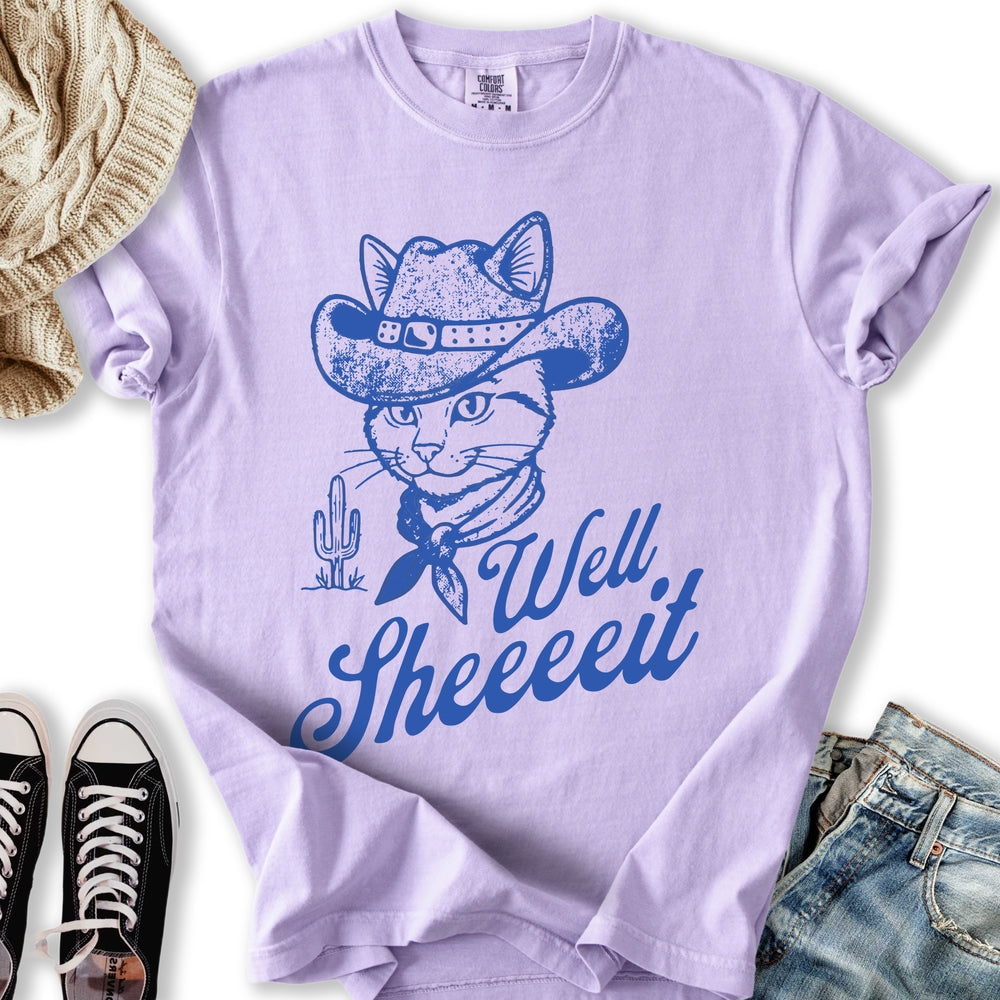 Sheeeeit Cat Relaxed Tee