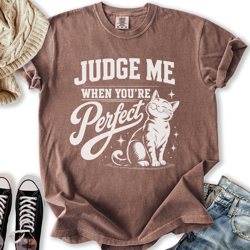 Judge Me Cat Relaxed Tee
