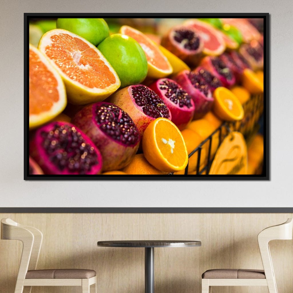 Istanbul Fruit Market Canvas Wall Art
