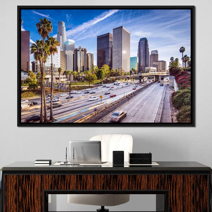 Los Angeles Skyline Canvas Wall Art