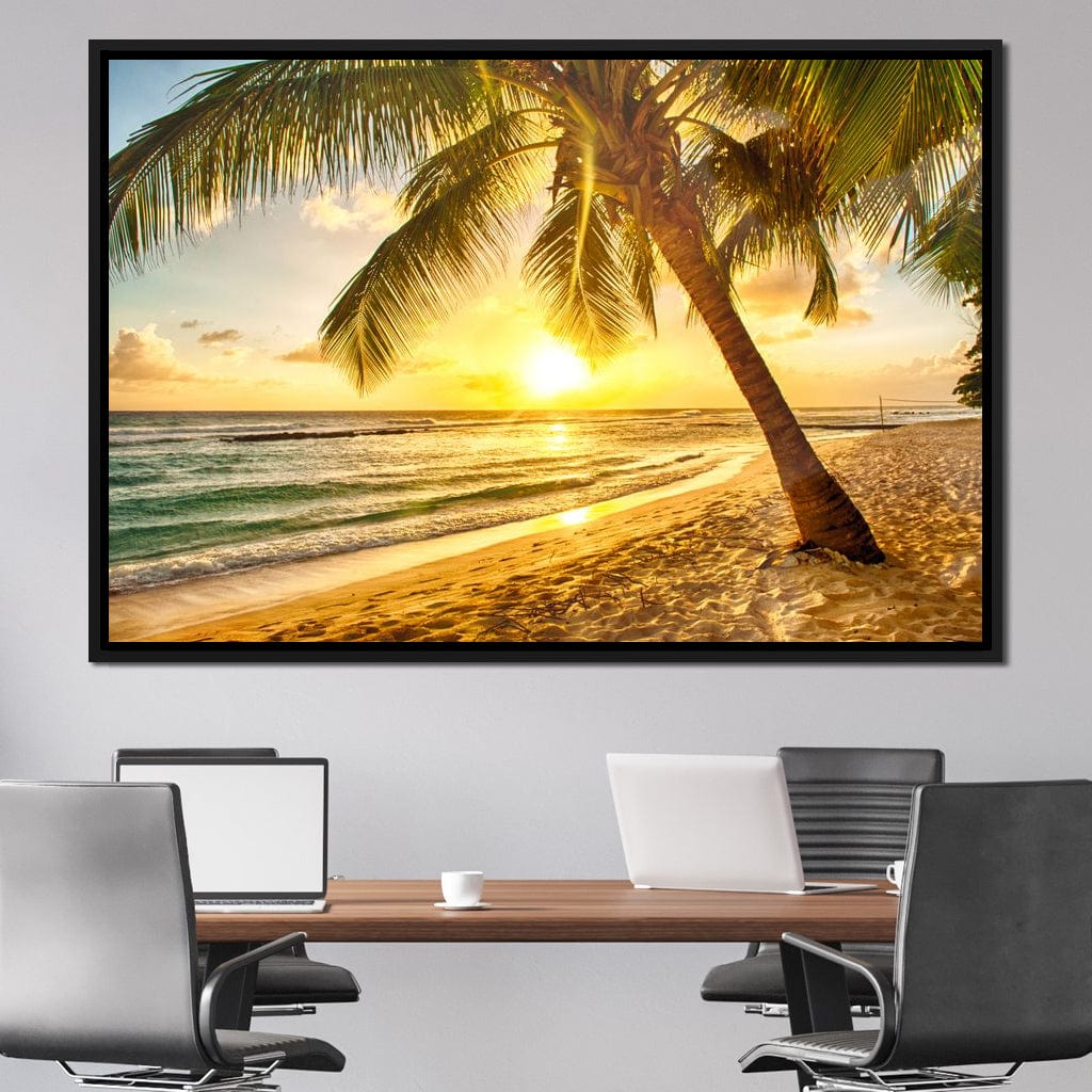 Barbados Beach Canvas Wall Art