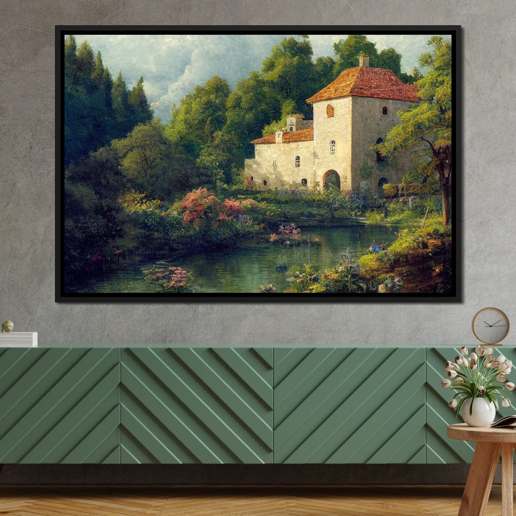 The Gardens Of Ninfa Canvas Wall Art