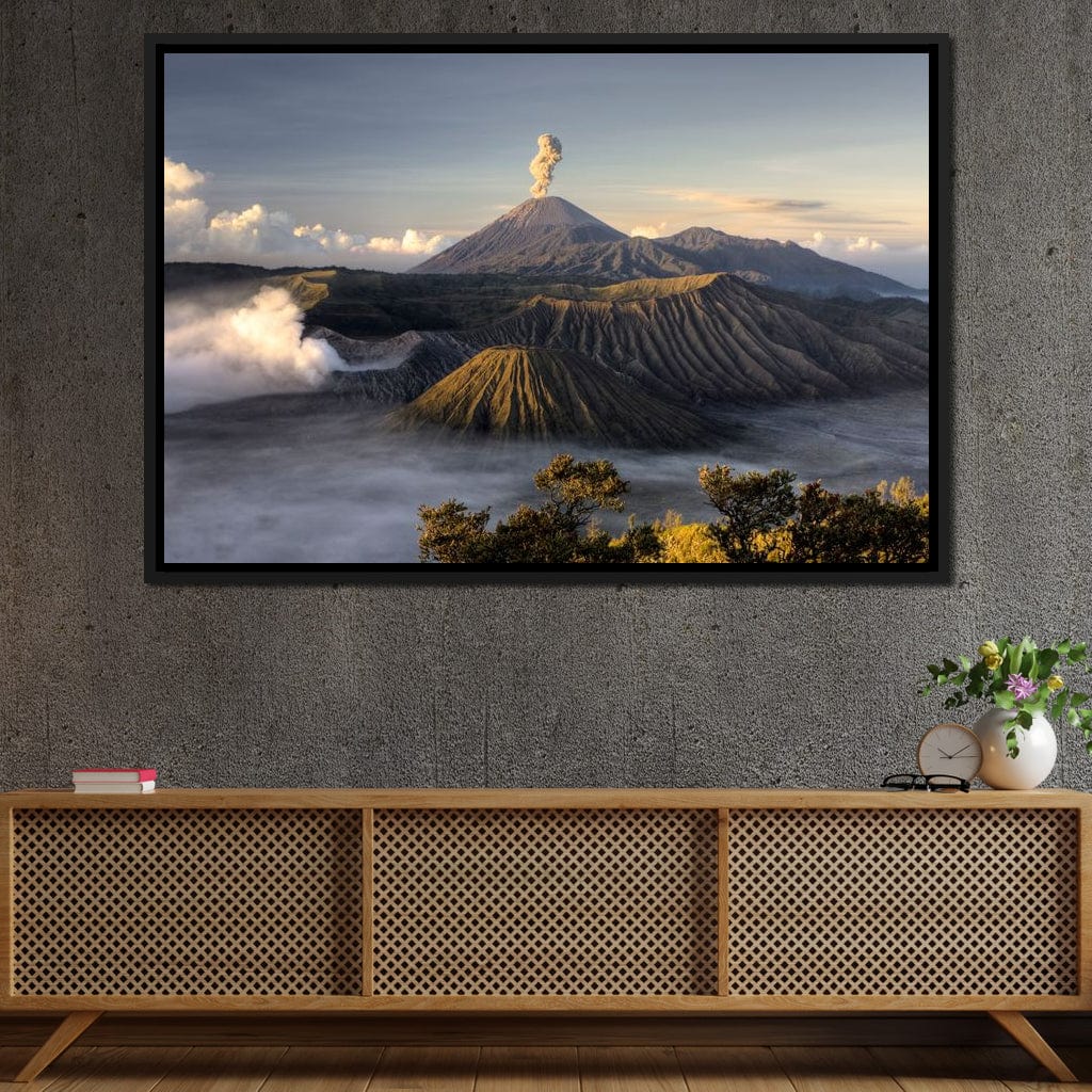 Bromo Volcano Canvas Wall Art