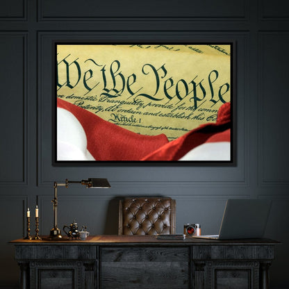 The Constitution Canvas Wall Art