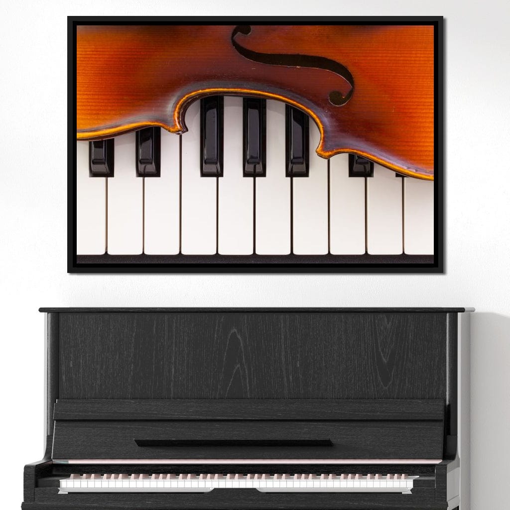 Violin & Piano Canvas Wall Art
