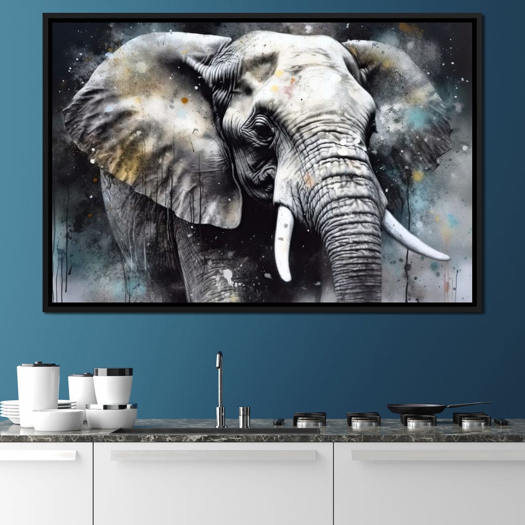 Urban Jungle: Elephant Canvas Wall Art