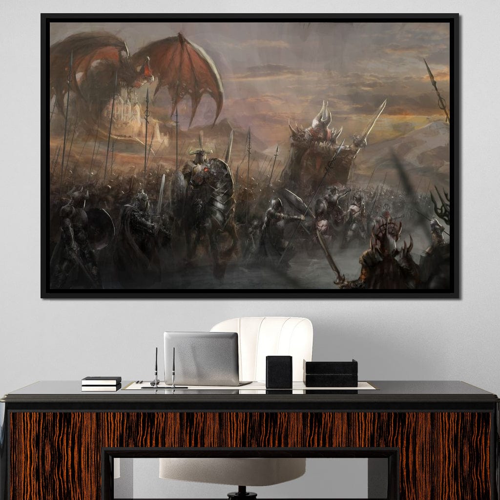 Fantasy Battlefield Canvas Wall Art
