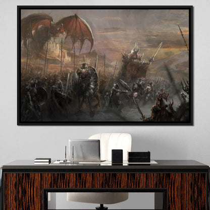 Fantasy Battlefield Canvas Wall Art