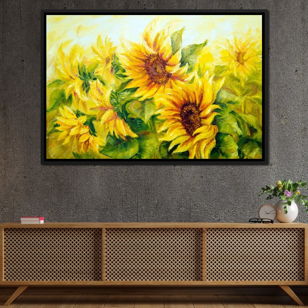Beautiful Sunflowers Canvas Wall Art