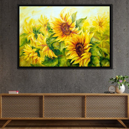 Beautiful Sunflowers Canvas Wall Art