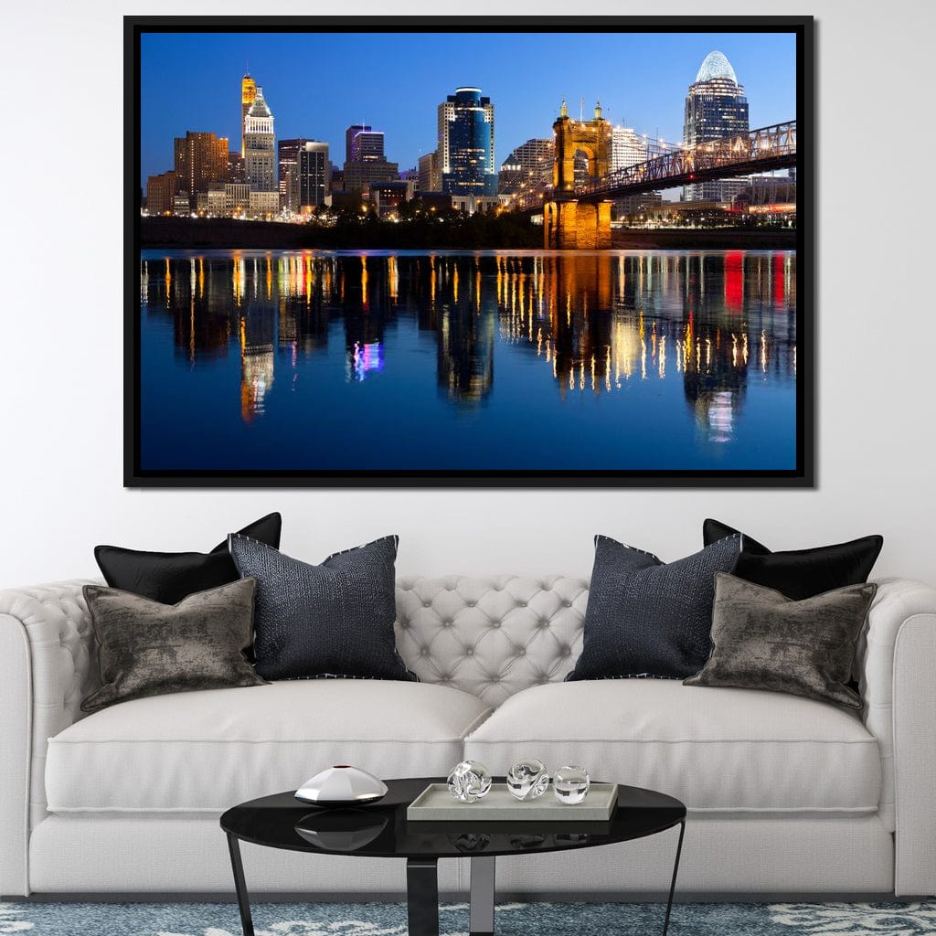 Cincinnati Skyline Canvas Wall Art