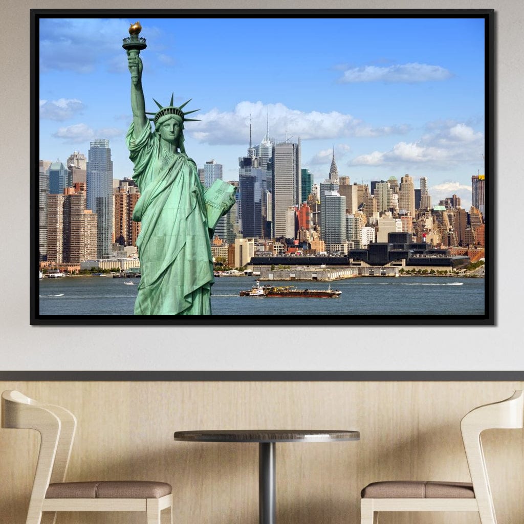 The New York City Skyline Canvas Wall Art