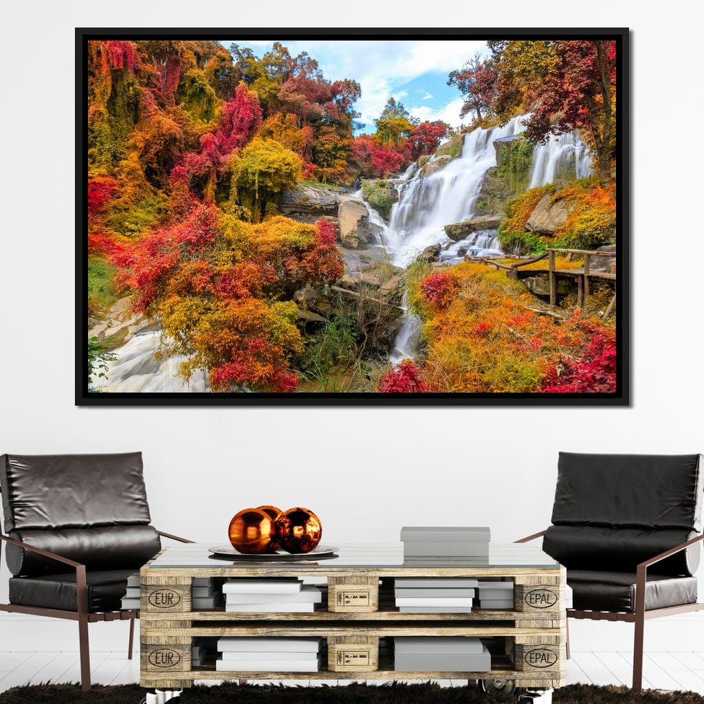 Mae Klang Waterfall Canvas Wall Art