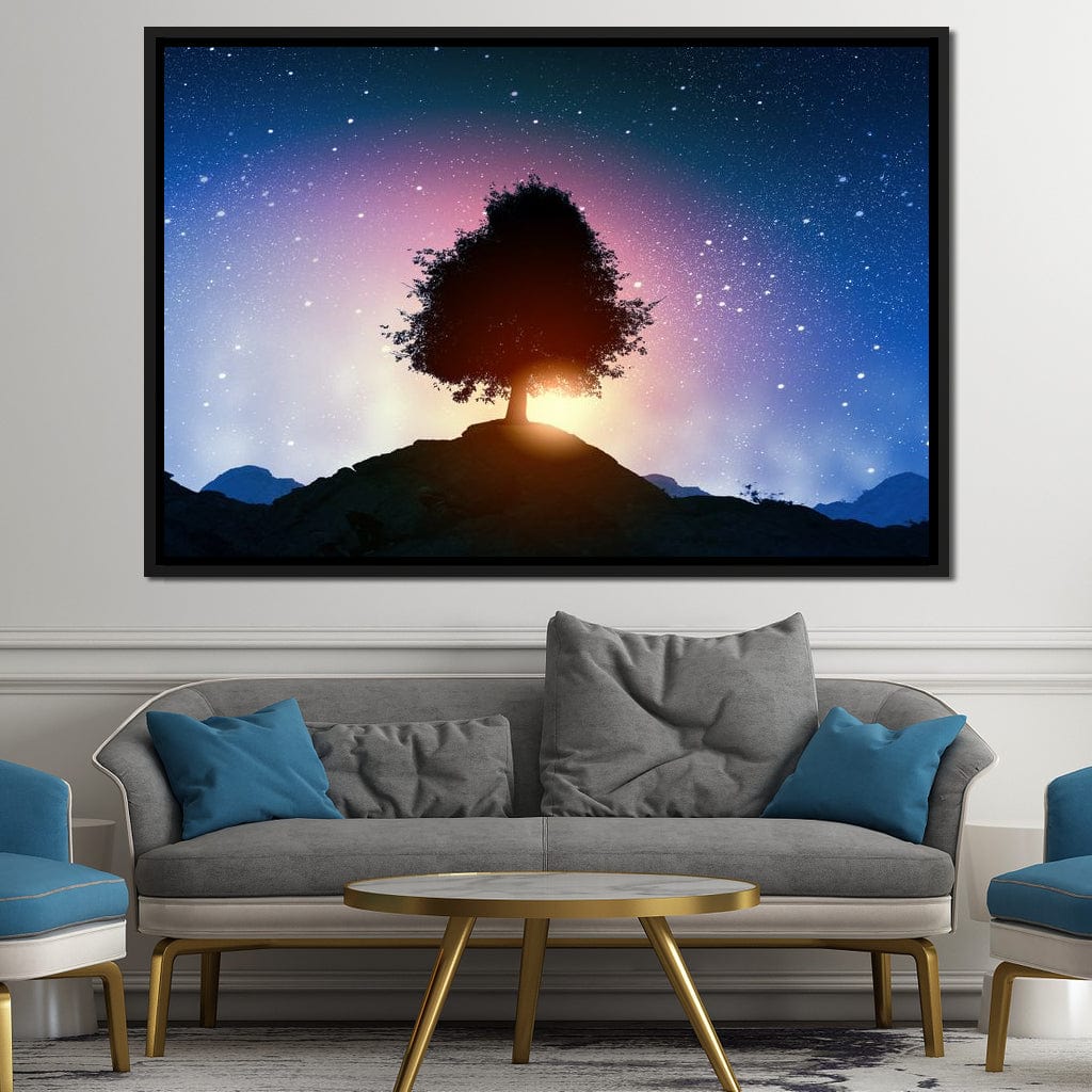 Spectacular Otherworldly Sunset Canvas Wall Art