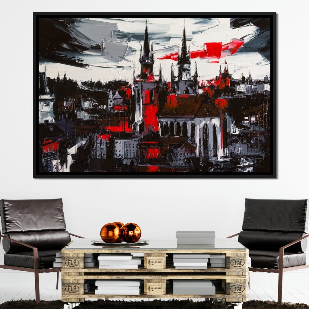 Medieval City Canvas Wall Art
