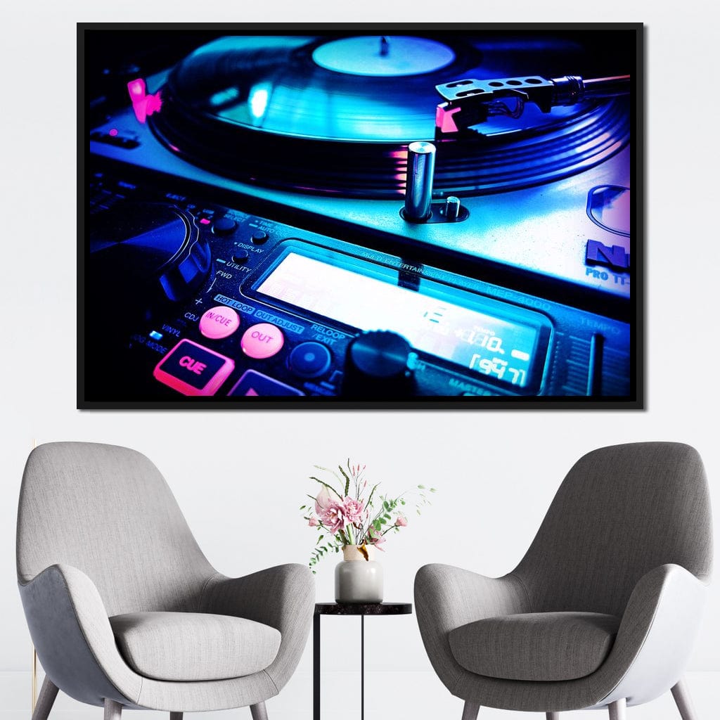 Long Live Vinyl Canvas Wall Art