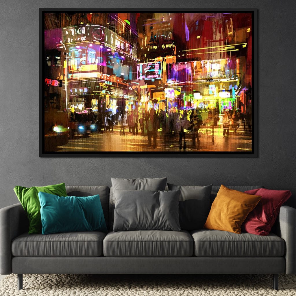 Erythracus Market Canvas Wall Art