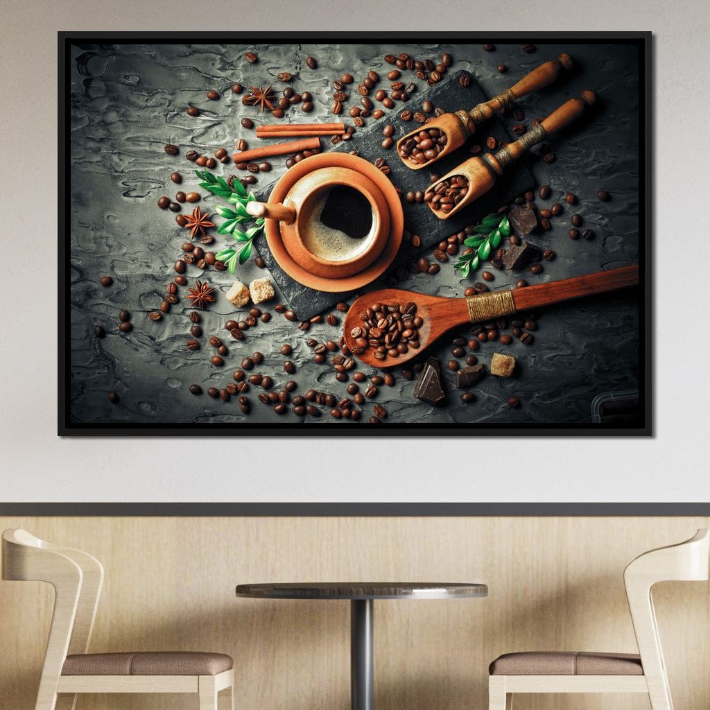 Coffee Aficionado Canvas Wall Art