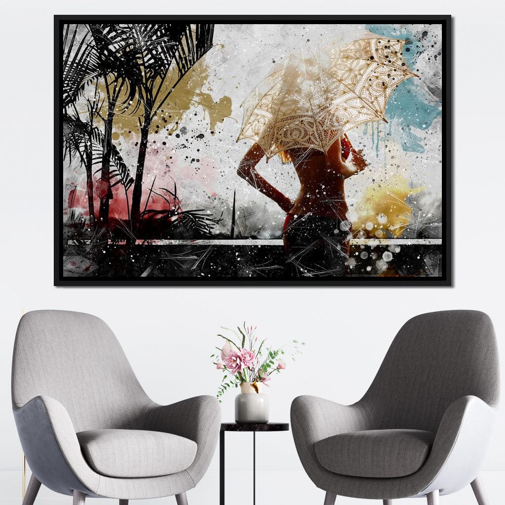 Tropical Summer Canvas Wall Art