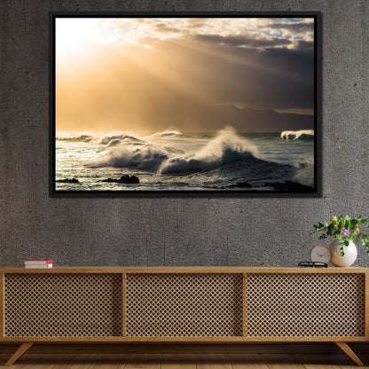 Light in Darkness Canvas Wall Art