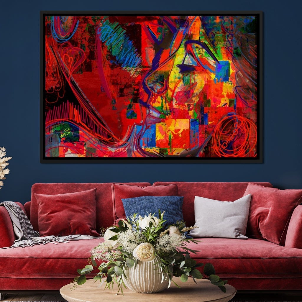 Kiss Canvas Wall Art
