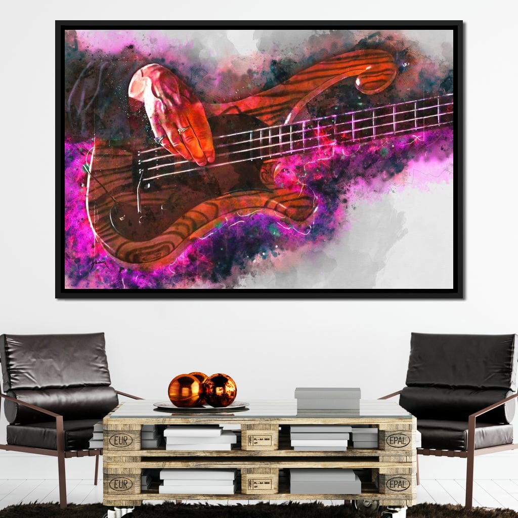 Les Claypool's Guitar Canvas Wall Art