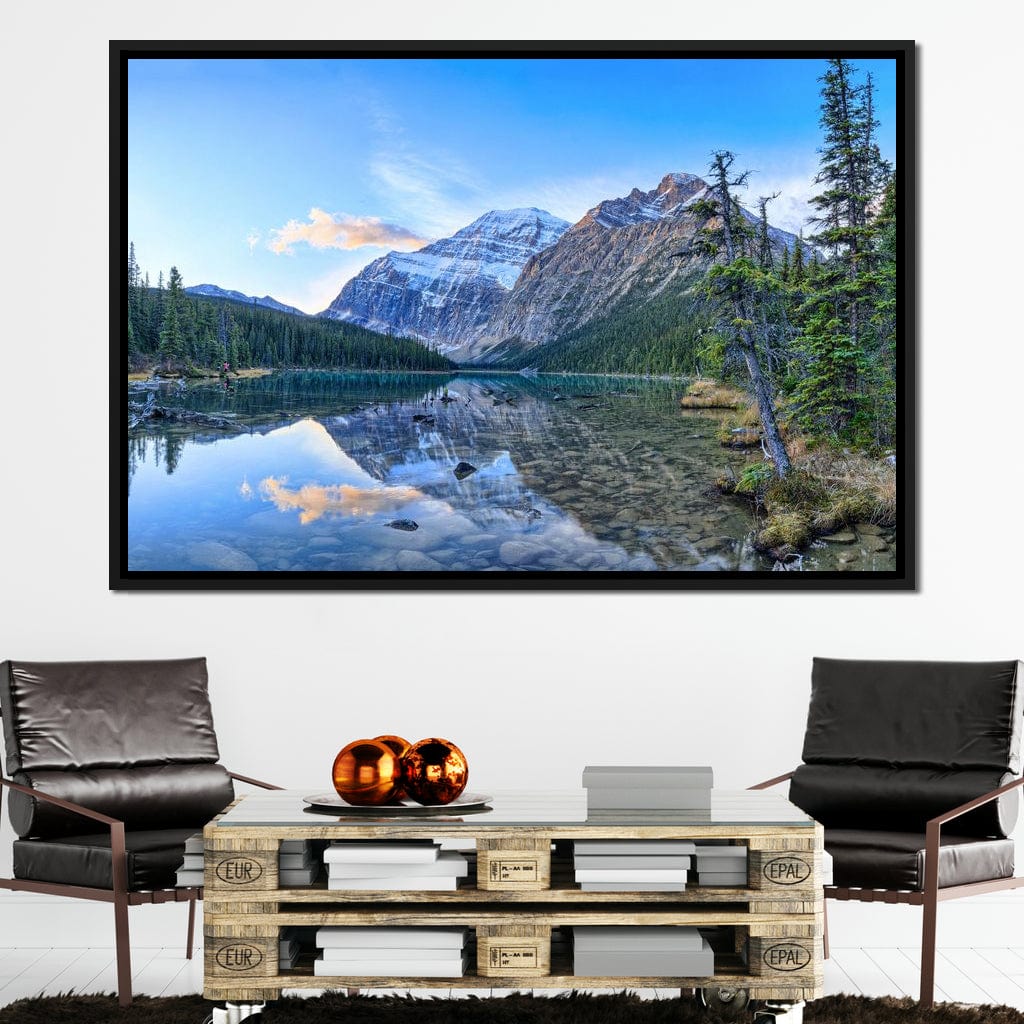 Edith Lake Canvas Wall Art