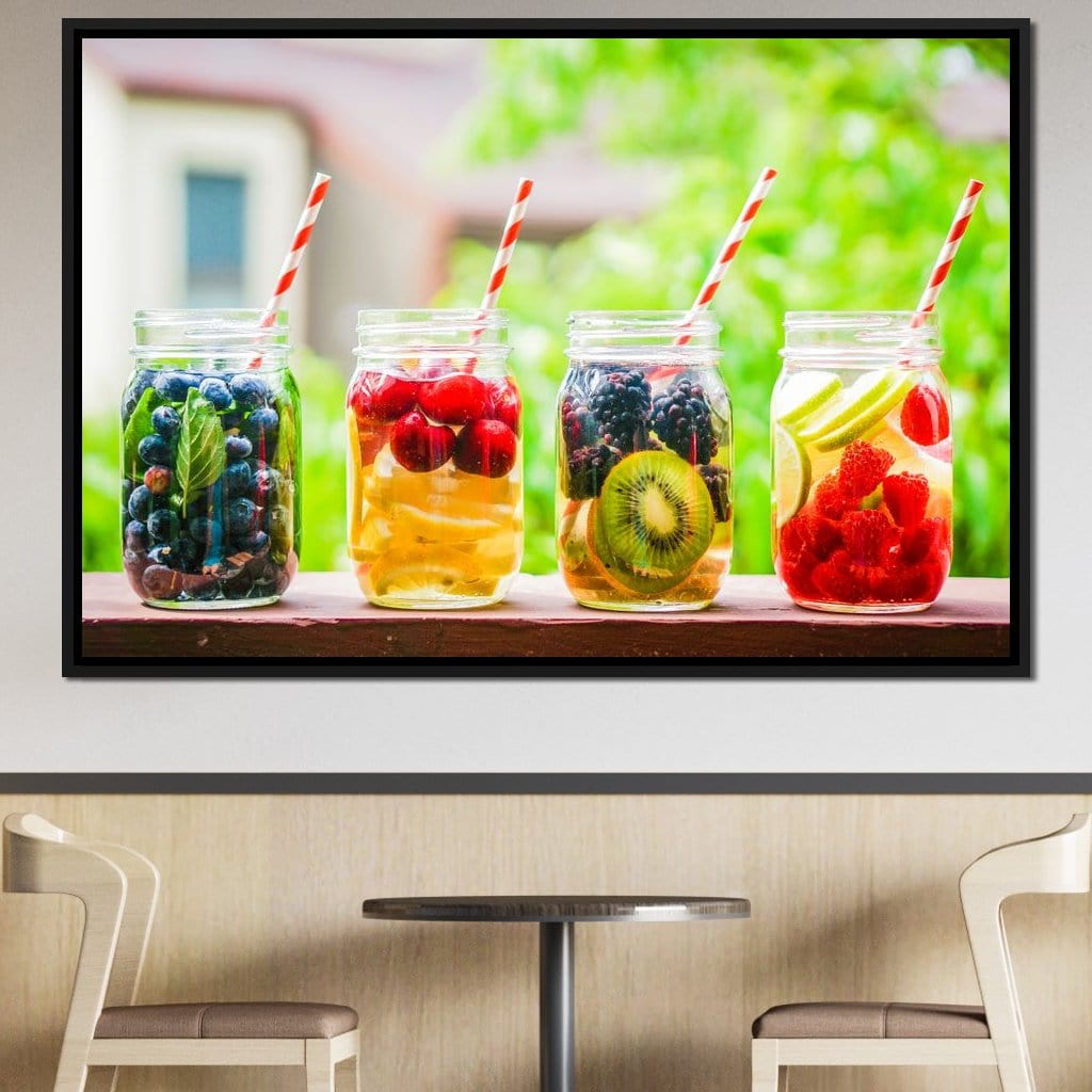 Detox Water Canvas Wall Art