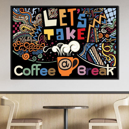 Coffee Break Canvas Wall Art
