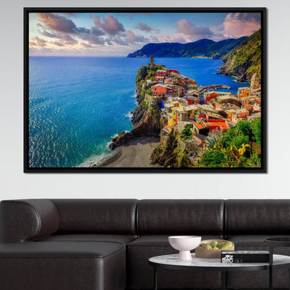 Vernazza Village Canvas Wall Art