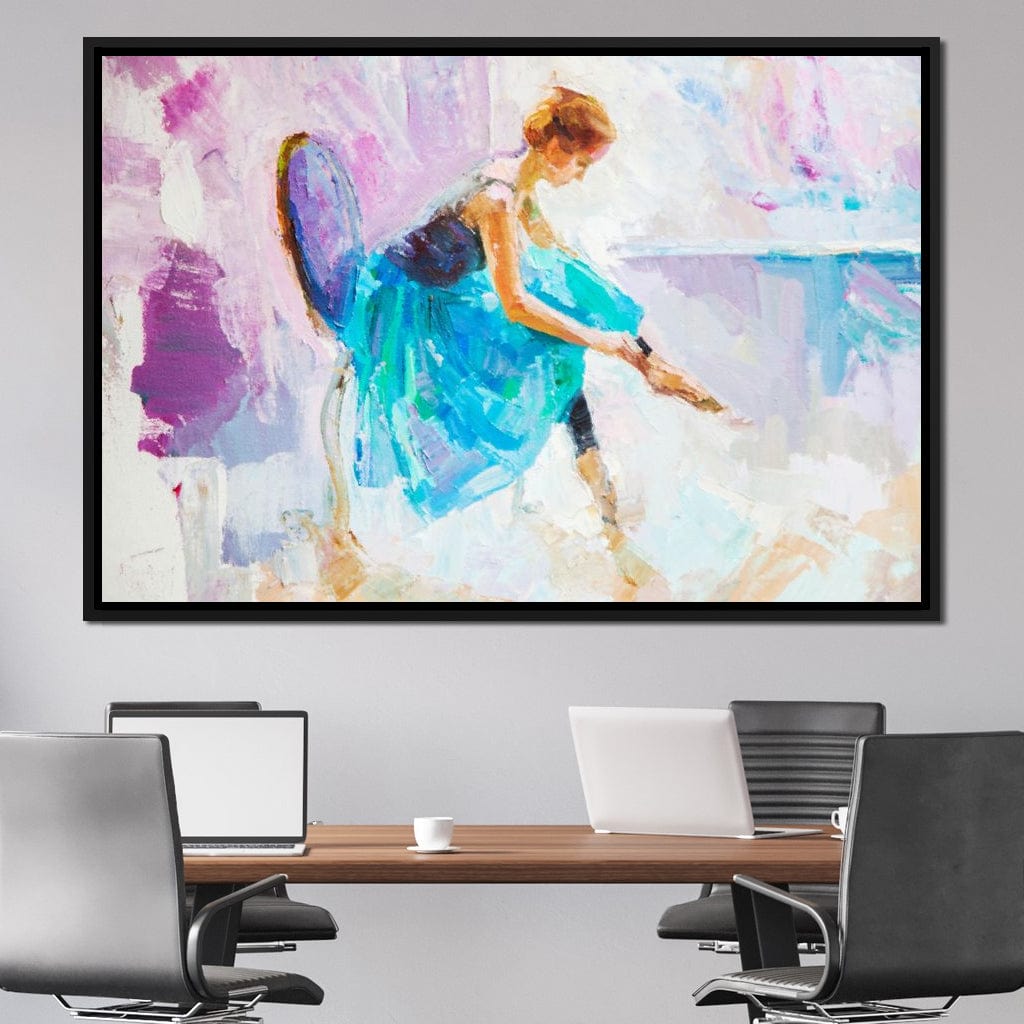 Gracious Ballerina Canvas Wall Art