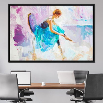 Gracious Ballerina Canvas Wall Art