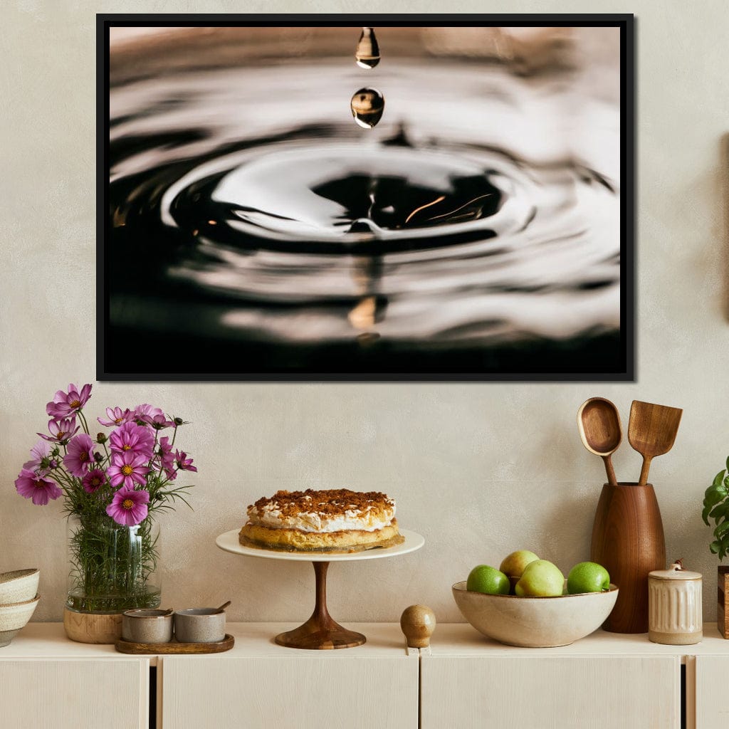 Drop Canvas Wall Art