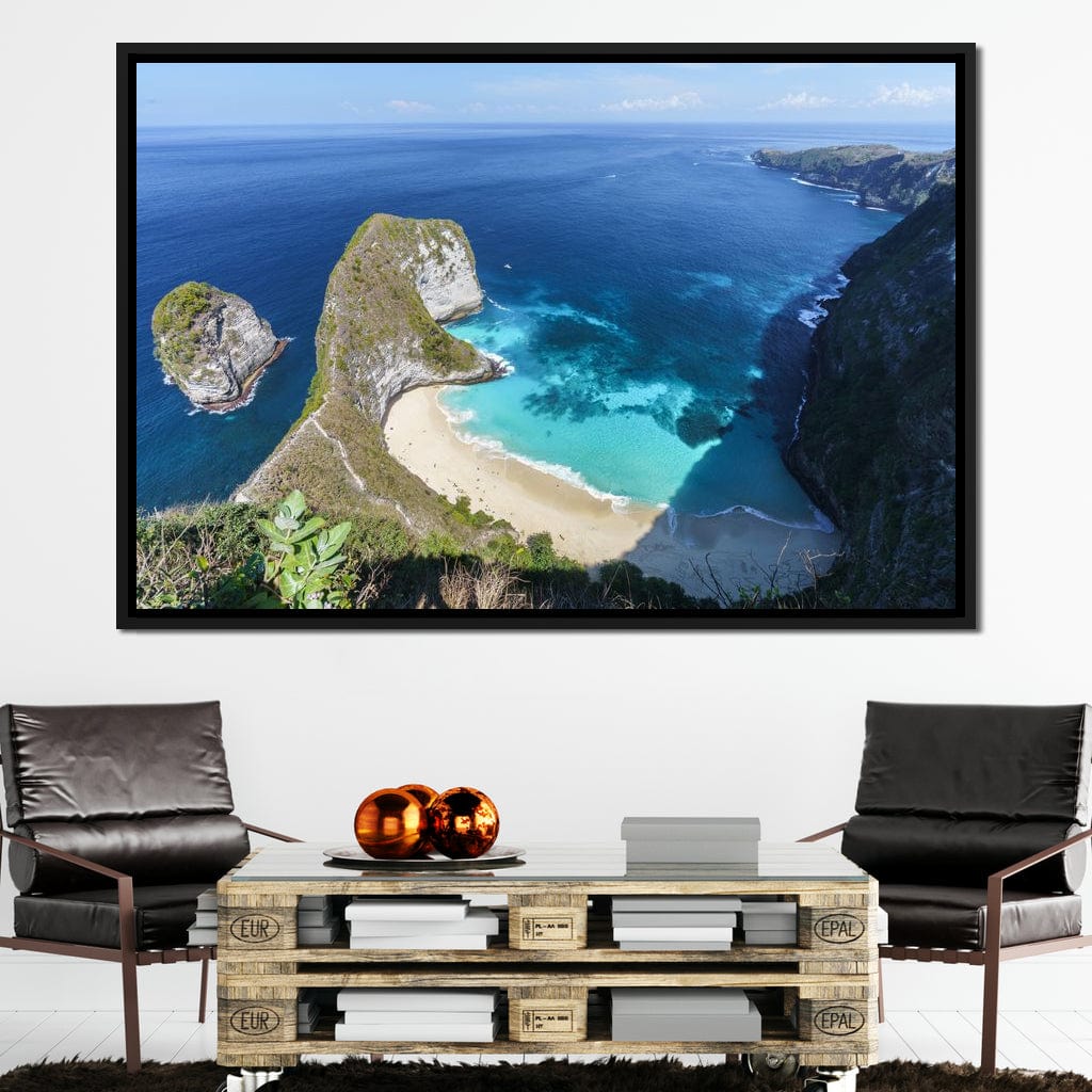 Kelingking Beach Canvas Wall Art
