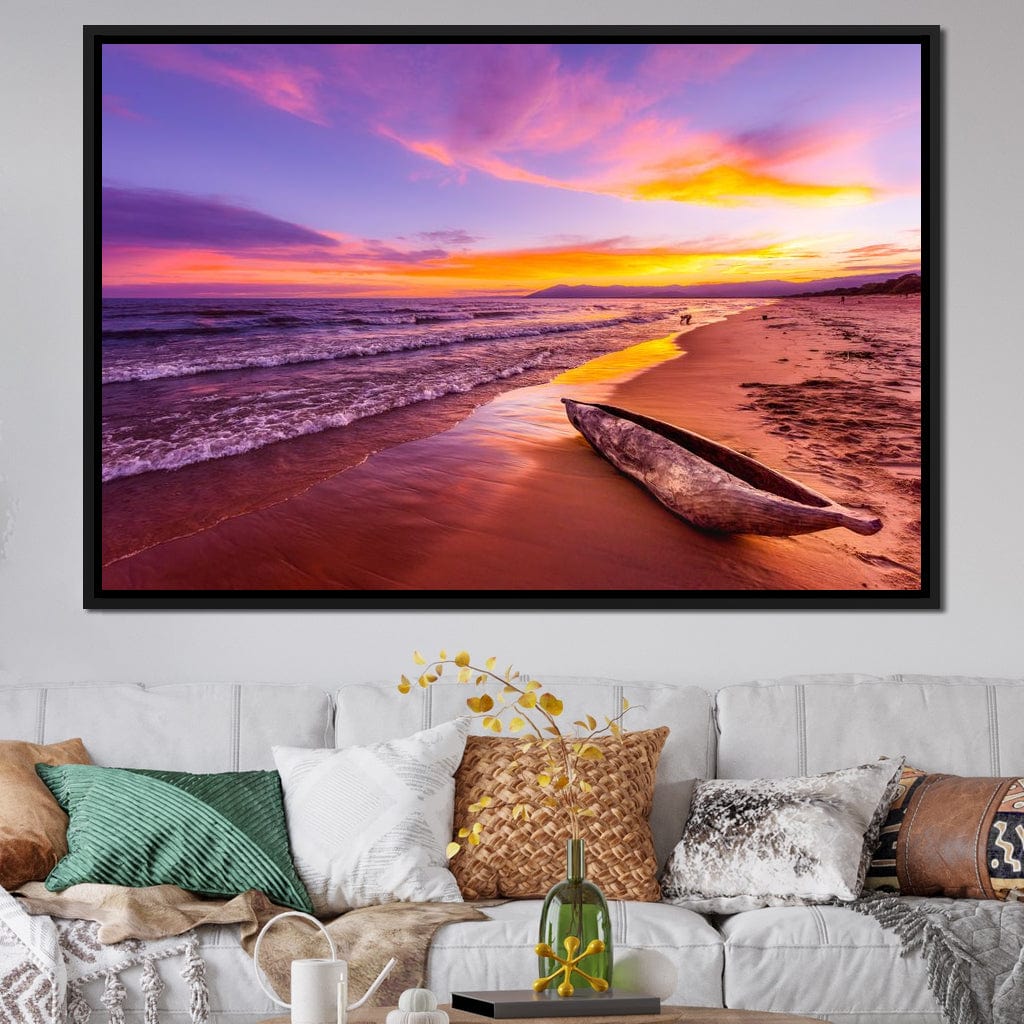 Lake Malawi Sunset Canvas Wall Art